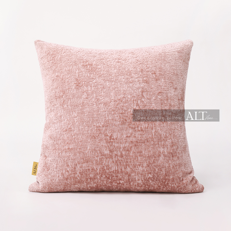 粉色高端沙发抱枕套不含芯客厅轻奢高级感靠垫2024U新款床上靠枕