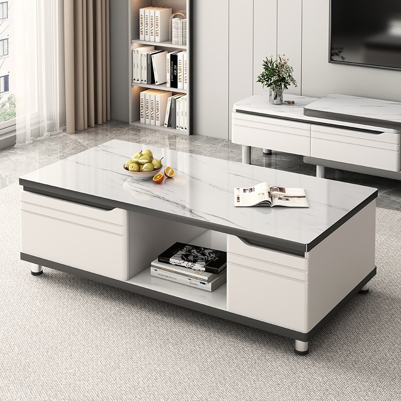 茶几客厅家用小户型沙发桌子2025新款简约现代电视U柜组合玻璃茶