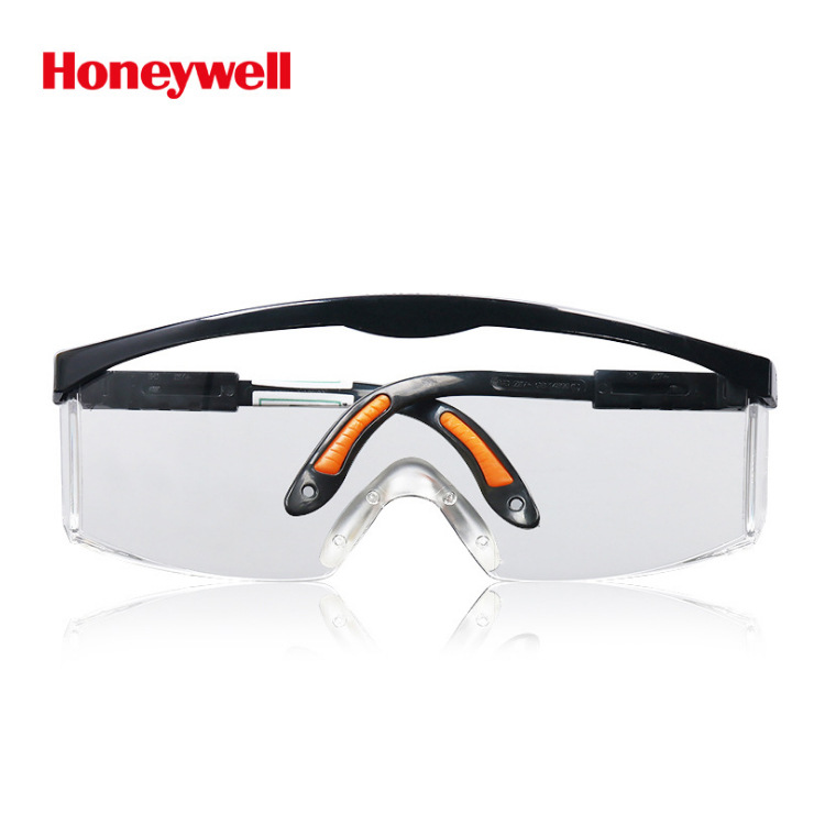 霍尼韦尔100110防护眼镜防雾防冲击防刮擦户外骑行S200A护目镜