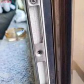 断桥阳台锁具扣盖片锁扣平开门门锁配件不锈钢塑钢扣板铝合金锁.