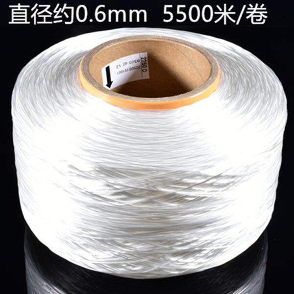 进口扁形白色水晶弹力线 5500米氨纶线2500D 大卷