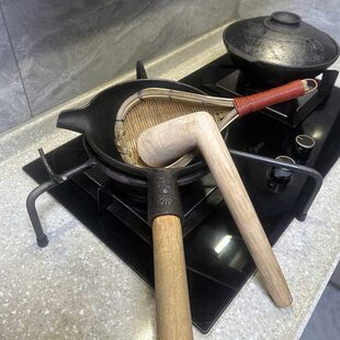 广西恭城油茶专用锅灌阳油茶锅新款剁茶锅锤隔三件一整套打茶工具