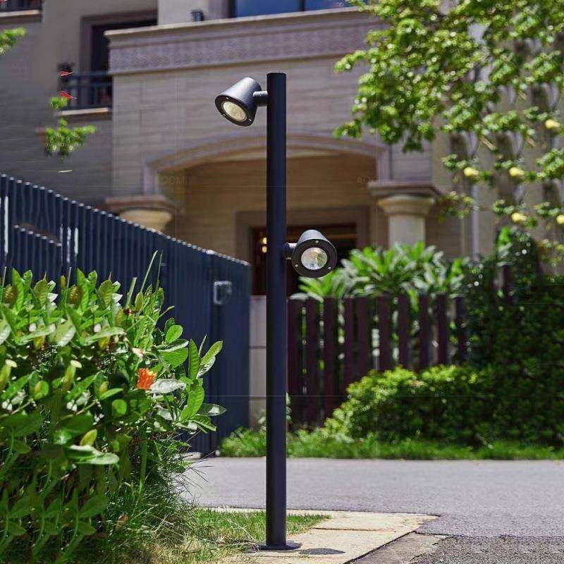 LED户外防水草坪灯现代花园庭院灯创意铝材双头户外庭院景观灯,家装灯饰光源,草坪灯,淘宝优惠券,粉丝福利购,淘宝优惠卷