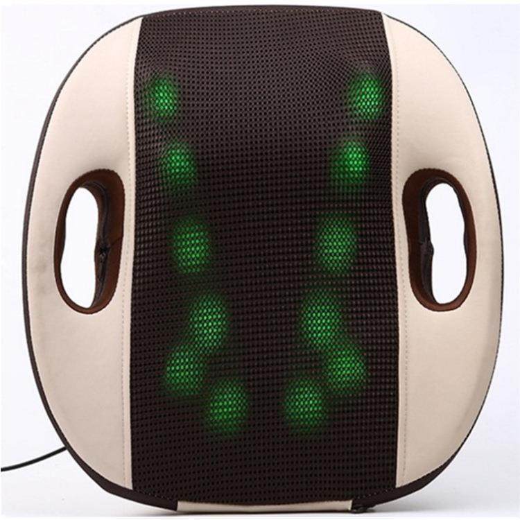 家用电动按摩腰靠汽车用品家用车载按摩腰靠减压靠垫按摩器