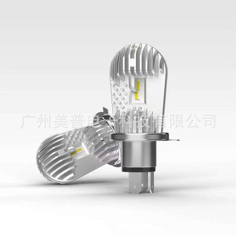 NEW H19 H4 40W汽车改装LED大灯泡带风扇 H4远近光高亮H4 M4S大灯