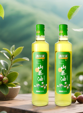 康龙缘橄榄绿山茶油礼盒 500ml* 2