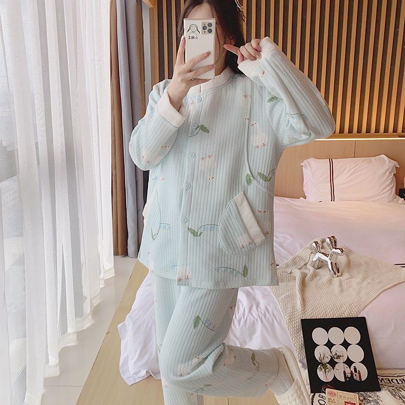 月子服秋冬产后10月份空气棉孕妇喂奶睡衣大码春秋产妇家居服套装,孕妇装/孕产妇用品/营养,家居服套装,淘宝优惠券,粉丝福利购,淘宝优惠卷