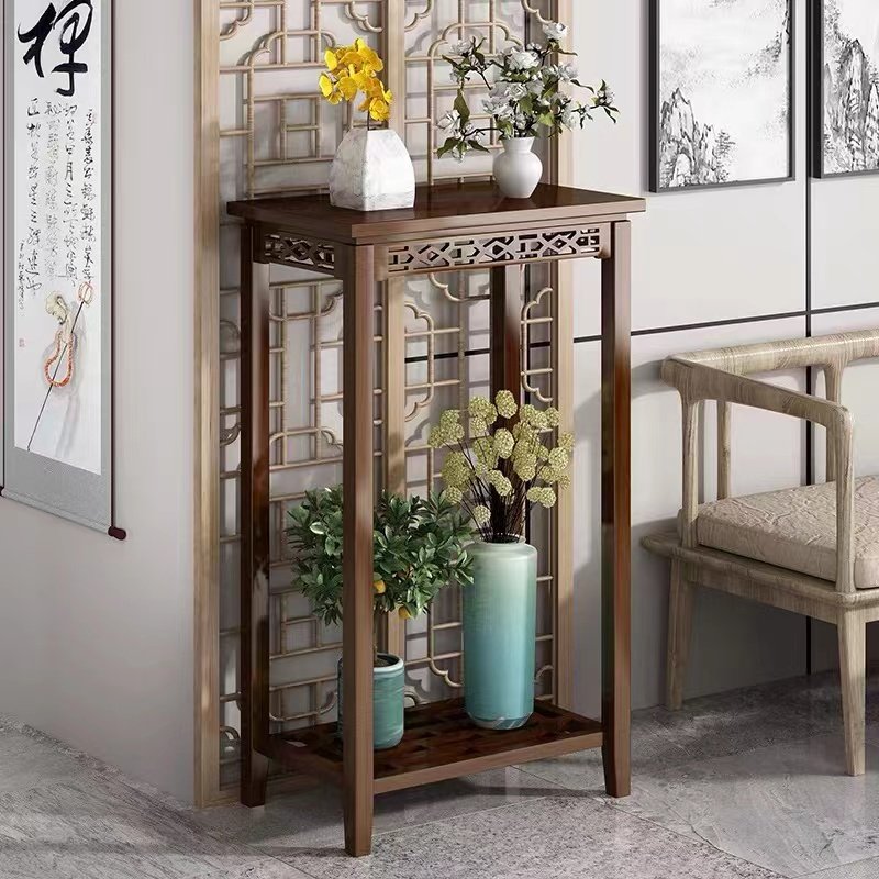 组合花架新中式高低置物架加宽客厅落地2021新款阶梯花几鱼缸架子,住宅家具,花架/花几,淘宝优惠券,粉丝福利购,淘宝优惠卷