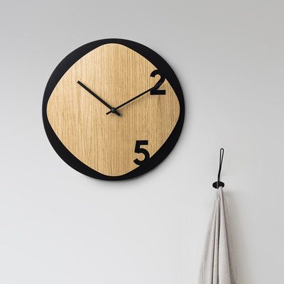 意大利 SABRINA FOSSI DESIGN 简约木制钟表客厅书房创意装饰钟表