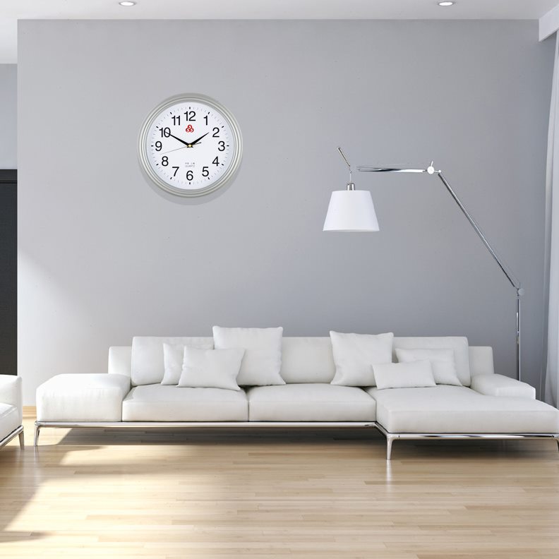 三五牌钟表挂钟客厅家用创意现代简约时尚石英钟静音圆形挂表轻奢