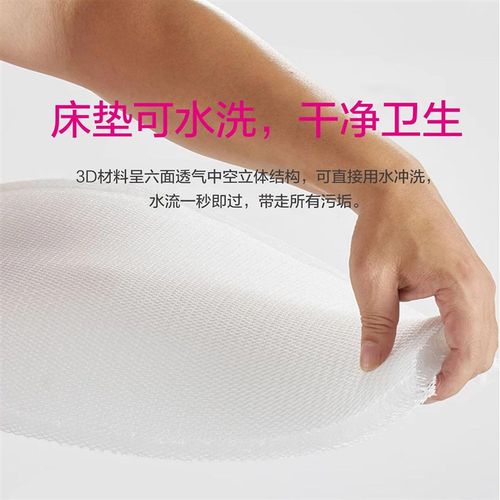 纯3d丝垫空气纤维家用学生宿舍4d水洗的5d透气榻榻米露营薄床垫