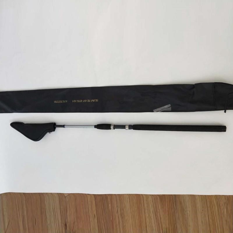 远投双脚导环碳素2.4米-4.2米海竿超轻超硬伸缩式抛杆矶竿路亚竿