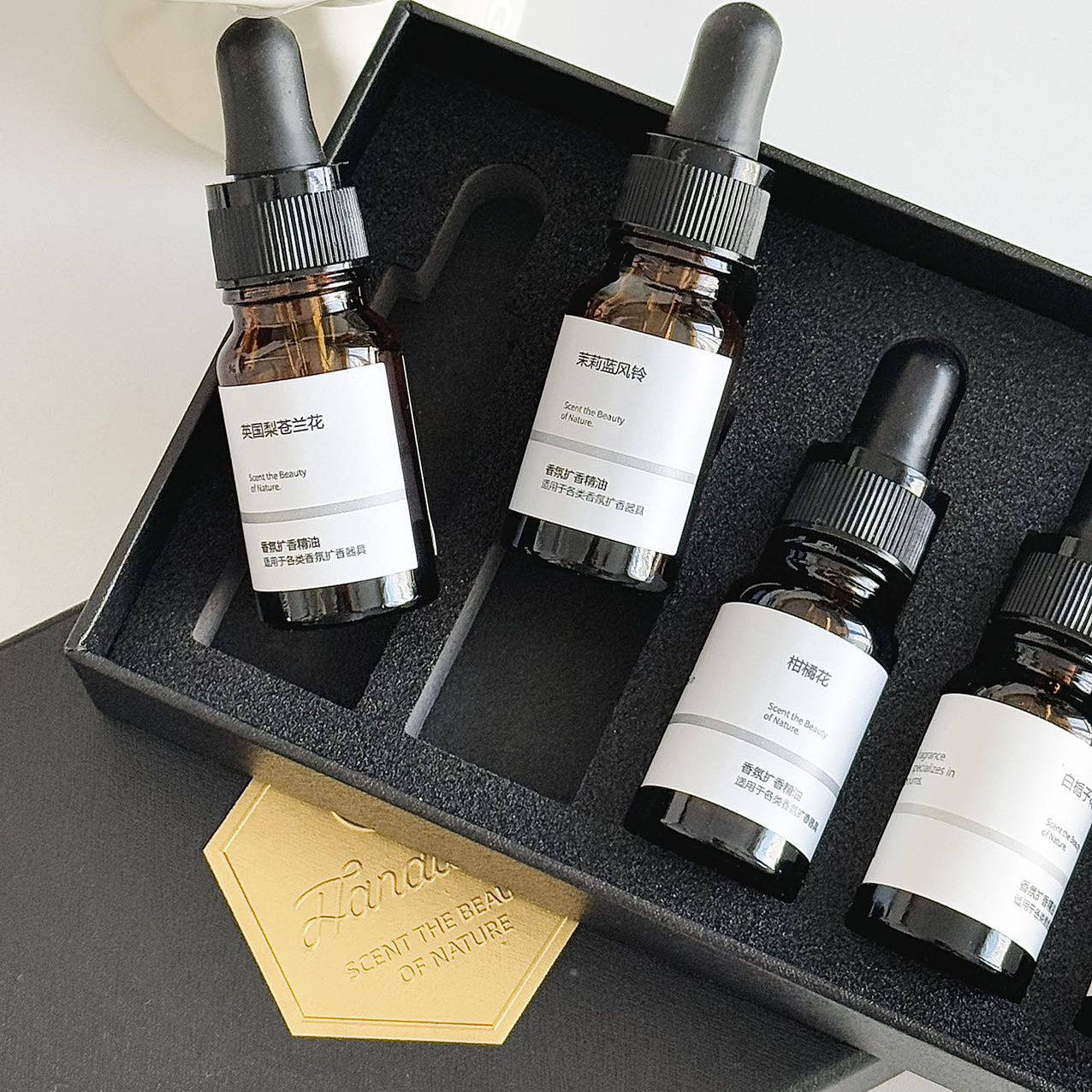 Hanaloha植物香薰精油纯天然香氛扩香石香薰机冷香仪补充液礼盒装