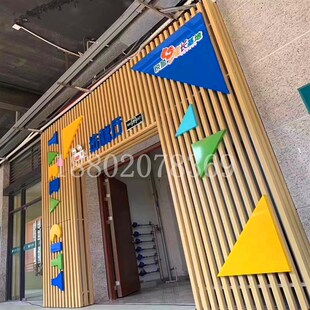 户外氟碳漆黄色四方通喷油铝方通 装饰铝方通 室内喷粉铝方通吊顶