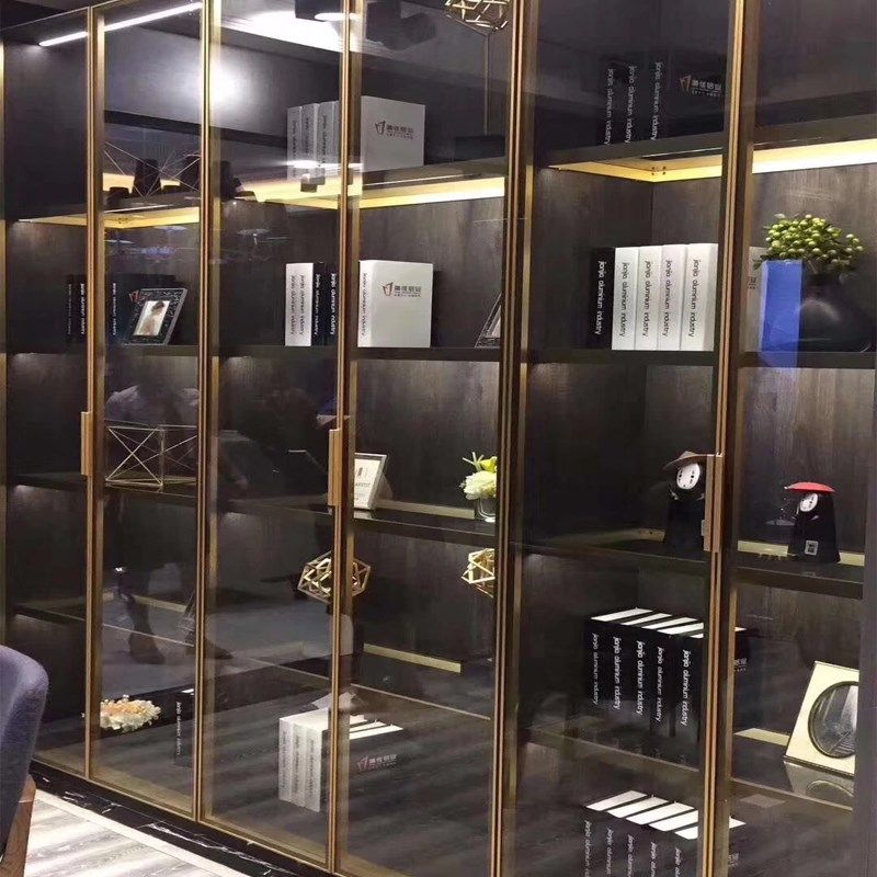 定做威法款玻璃门金色铝门框衣柜玻璃门书柜酒柜橱柜装饰柜门,金属材料及制品,其他铝制品,淘宝优惠券,粉丝福利购,淘宝优惠卷