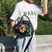时尚 百搭花色女包印花牛津布手提小包2020春季 新款 女士单肩斜挎包