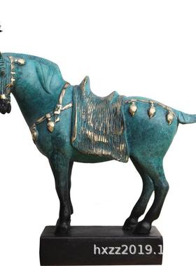 厂家供应马摆件铸铜三彩马摆件工艺礼品家居饰品商务馈赠唐三彩