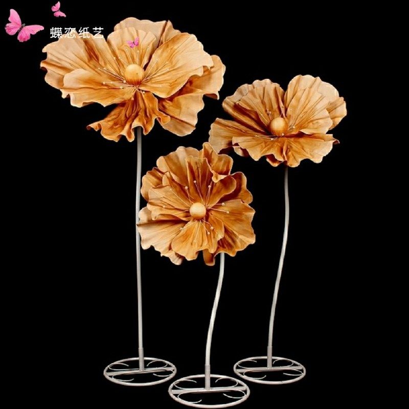 新款婚庆道具舞台背景店铺装饰美陈婚礼布置橱窗摆件立杆泡沫纸花,节庆用品/礼品,婚庆绢花,淘宝优惠券,粉丝福利购,淘宝优惠卷