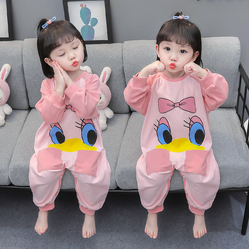 3女童春秋款睡袋1岁女童家居服连体衣0婴儿宝宝纯棉长袖套头睡衣2,童装/婴儿装/亲子装,家居服连体衣,淘宝优惠券,粉丝福利购,淘宝优惠卷
