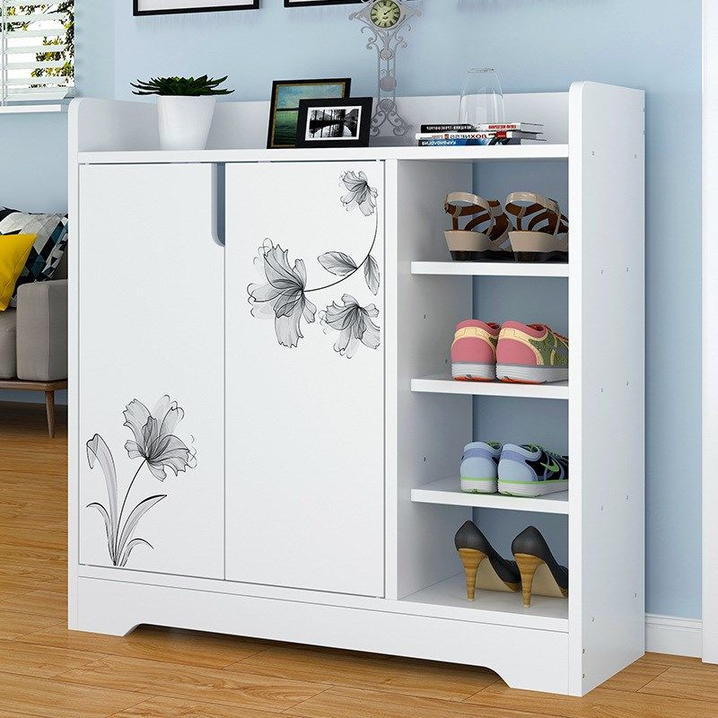 外贸简易鞋柜简约现代门厅柜家用鞋柜仿实木色门口鞋架,收纳整理,鞋子收纳架,淘宝优惠券,粉丝福利购,淘宝优惠卷