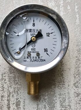 耐震压力表 YN-60 16mpa 螺纹ZG1/4 PT1/4 径向  直径67-69MM