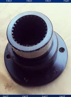 法士特变速箱二轴法兰盘凸缘JS220-1707159-8陕汽  4孔带齿 145高