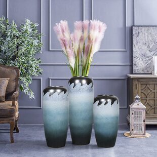 陶瓷花瓶高40cm50cm60厘米落地插干花高款客厅电视柜样板房软装饰