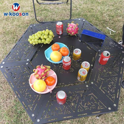 户外折叠桌便携式露营桌子多用野餐桌野营用品装备沙滩桌子露营用