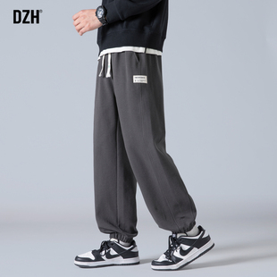男春秋裤 子宽松2025年新款 长裤 男士 男裤 束脚卫裤 潮牌休闲裤 运动裤