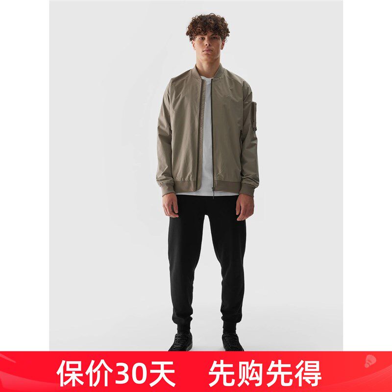 4*f男款棒球服冲锋衣薄款春秋防风防水户外郊游飞行夹克外套图片