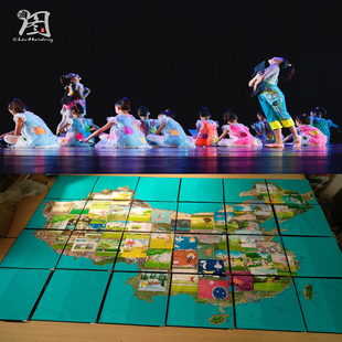 六一儿童演出 画舞蹈道具画板舞台表演服装 新款 小荷风采我心中