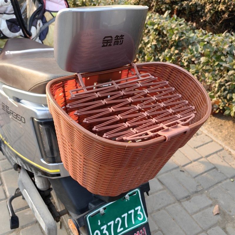 电动车置物神器后置车筐电动摩托车后尾挂篮车篓后用靠背菜篮子,电动车/配件/交通工具,电动车车篮/车筐,淘宝优惠券,粉丝福利购,淘宝优惠卷