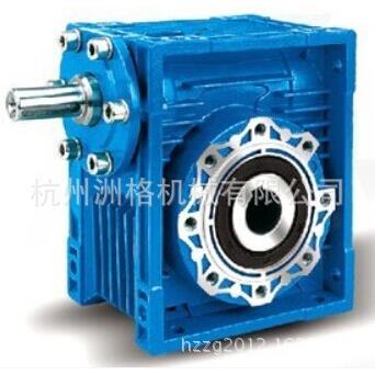 NRV90铝合金箱体涡轮蜗杆减速机，轴输入孔输出减速机速比齐全