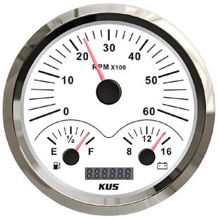 KUS多功能表三合一组合表转速表油位表电压表12V110mm安装 直径