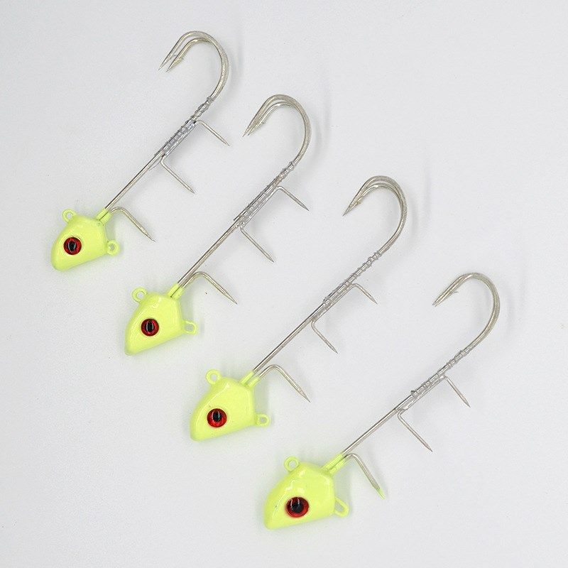 爆款太鱼远投夜光鱼头钩铅头钩15g-225g岸抛船钓带鱼天亞鈎二本针,户外/登山/野营/旅行用品,鱼钩,淘宝优惠券,粉丝福利购,淘宝优惠卷