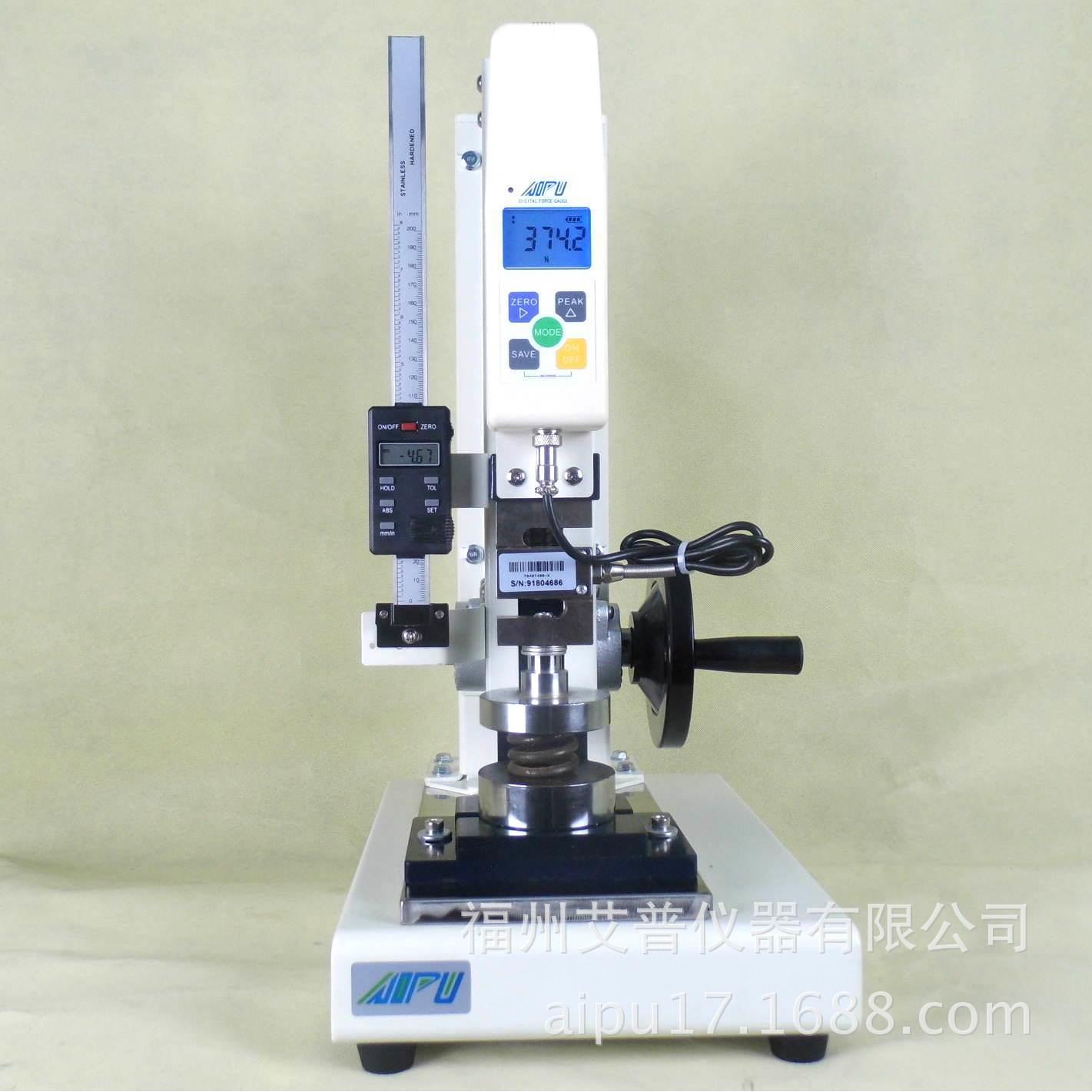 100公斤手动弹簧压力试验机弹簧回弹力测试机弹性力测试仪