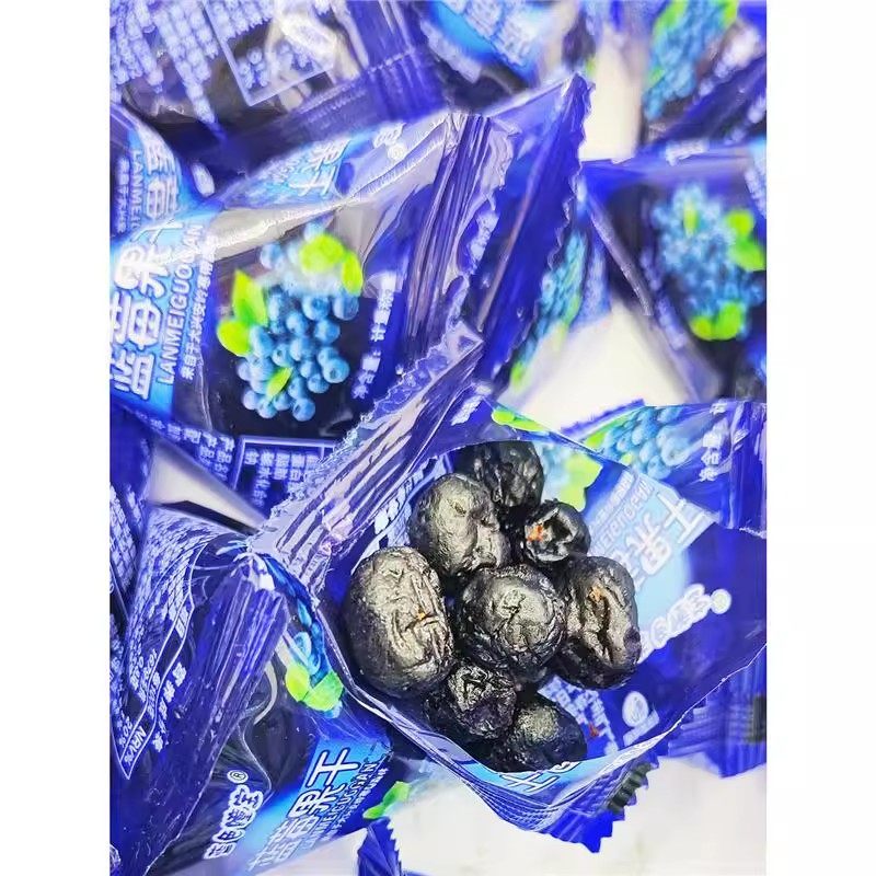 纯蓝莓干大兴安岭大颗粒蓝莓干小包装果干东北黑龙江特产网红果干