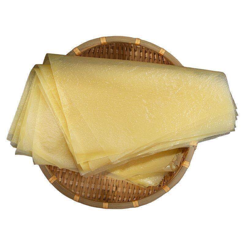 正宗农家豆腐皮干货月子纯手工农家自制油豆皮豆腐衣