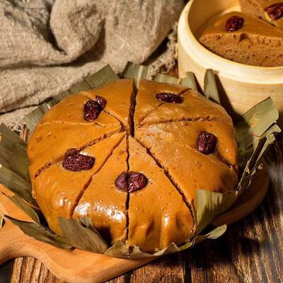 【特惠】红糖发糕400g袋装传统糯米小吃红枣糕加热营养早餐糕点