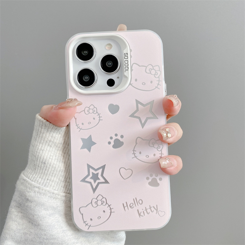 苹果17手机壳星星凯蒂猫
