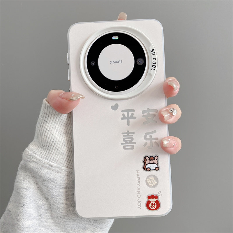 2026马年适用华为MATE80PRO手机壳女70/60小马nova14平安喜乐13/12硅胶荣耀400软pura80/70磨砂彩银50防摔套
