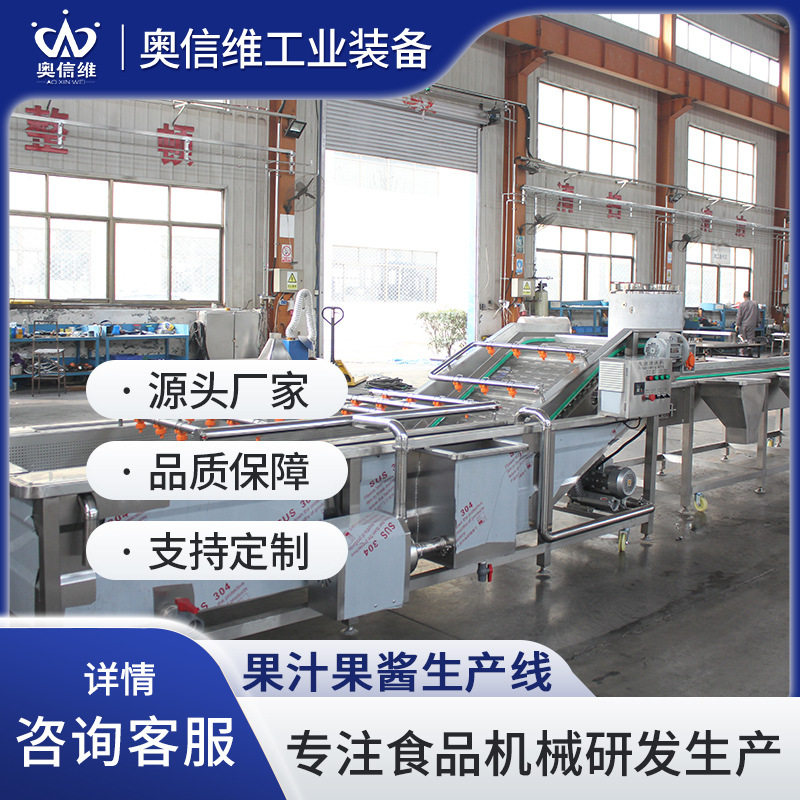 香蕉泥苹果泥加工设备 苹果梨螺旋榨汁机器 树莓果浆熬制设备