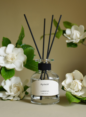 Aynoir栀子花香薰无火藤条净化空气桂花白兰花室内香氛青草腊梅