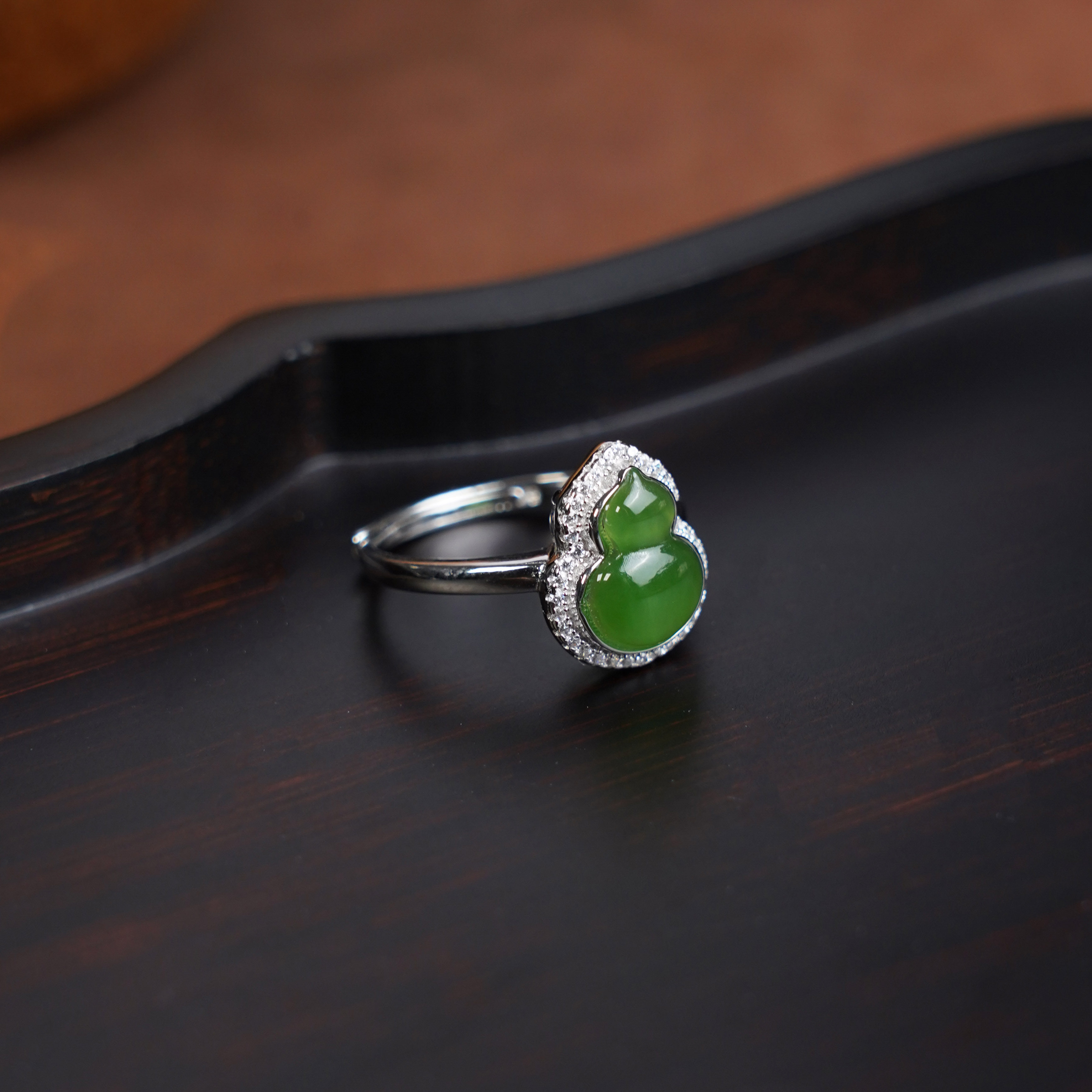 表姐专属 ·龙老板珠宝S925和田玉葫芦戒指