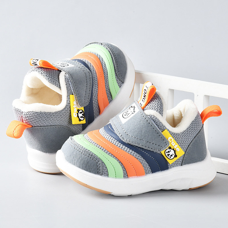 宝宝棉鞋男0一1-3岁婴儿鞋冬加绒软底女童加厚保暖学步婴儿鞋子