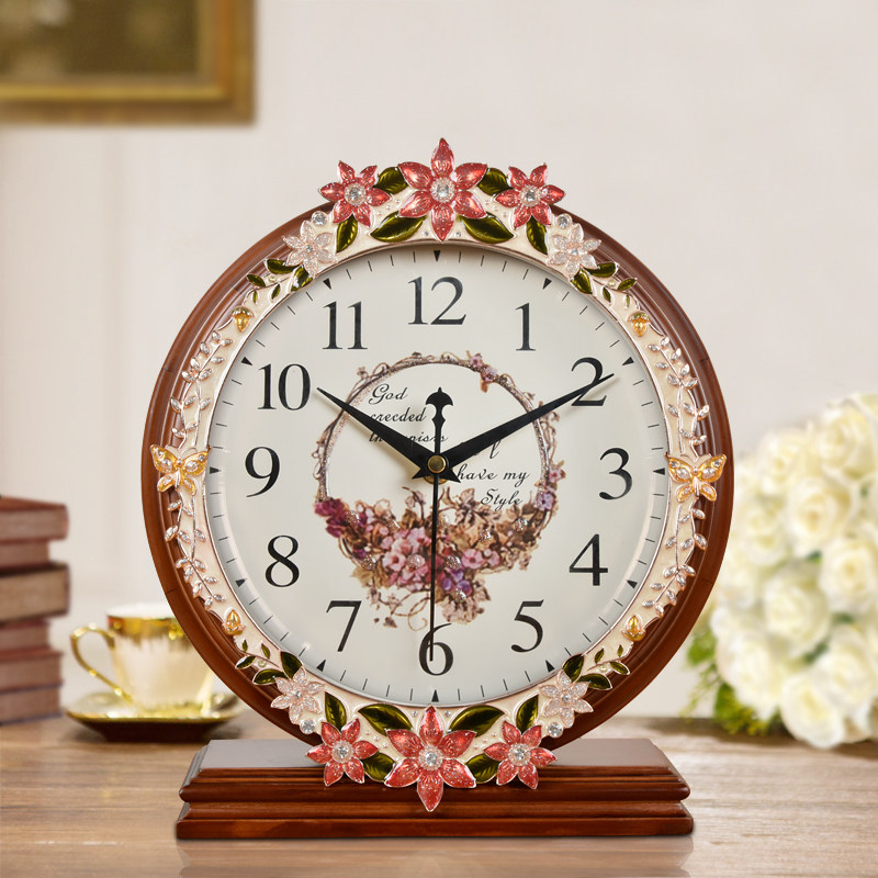 座钟台钟欧式创意坐钟大号时钟现代客厅装饰家用台式摆件简约钟表,家居饰品,座钟,淘宝优惠券,粉丝福利购,淘宝优惠卷