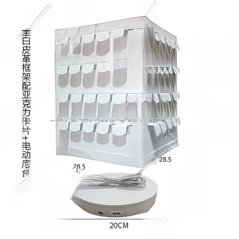 耳环旋转展示架手动转台耳饰收纳珠宝首饰珠宝道具旋转展示台