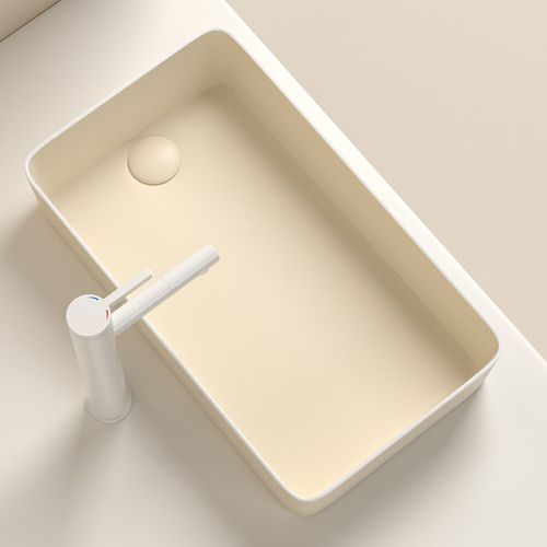陶瓷台上盆洗衣机长方形洗脸盆装修家用洗手盆侧下水