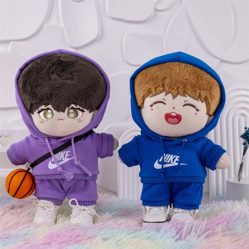 1520CM娃衣10CM现货棉花娃娃冠篮高手蓝球娃衣训练服运动套装可爱,模玩/动漫/周边/娃圈三坑/桌游,棉花娃娃/毛绒玩具娃衣,淘宝优惠券,粉丝福利购,淘宝优惠卷