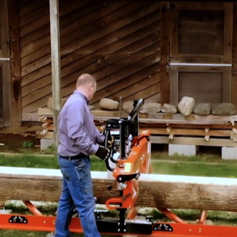 木工开板锯多功能带锯机圆方木电动汽油机推台锯家用X小型开料机
